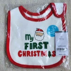 Carter's My First Christmas Bib